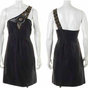 ✨Tibi One Shoulder Embellished Dress✨
